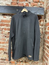 Fjallraven Gray Men’s Zip Up 1/4 1/2 Fleece Pullover Sz XXL picture