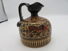 Greek Small Pitcher Handmade Hand Painted  Museum  Replica  By  G. Lioulias picture