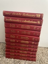 Vintage 1941-1942 Audel's New Electric Library Volumes 1-8, 10-12 Red Soft Cover picture