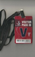 Shadowhunters Season 3 Prop Saint Ambrose Hospital Visitor Pass ID picture