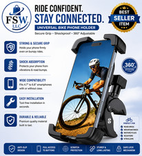 Share Bike Phone Holder Mount 360° Adjustable Motorcycle Phone Holder Black picture