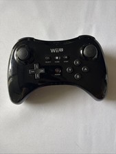 Genuine, Official Nintendo Wii U Pro Controller Wireless [WUP-005] Black OEM picture