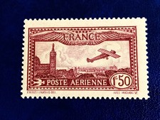 France Airmail Stamps MNH #C-5 1930 View of Marseille picture