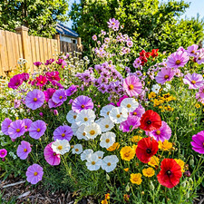 250 Cosmos Beautiful rare seeds for your garden or yard colorful flowers picture