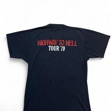 RARE Vintage 1979 AC/DC Highway To Hell Tour T Shirt Bon Scott Single Stitch picture