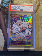 One Piece OP05 Monkey D. Luffy OP05-119 Alternate Art SEC PSA 9 Mint picture