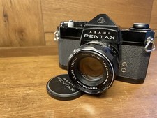 *Rare Black : Exc+5* Pentax SL Film Camera Super Takumar 55mm F/1.8 From Japan picture