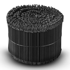 5 Inch x 1,000pc Double Loop Rebar Wire Ties, 17 Gauge Soft Annealed, SIMBASTEEL picture