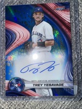 2024 Bowman's Best of 2024 Trey Yesavage Auto Blue Refractor #132/150 Blue Jays picture