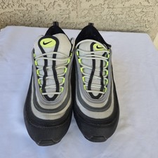 Nike Air Max 97 Sneakers Mens Size 11.5 Black Silver Volt Icons  Neon DX4235-001 picture