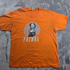 Vintage Hanes Primus T-Shirt Mens Large Orange My Name Is Mud Graphic Band Tee picture