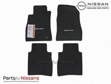Genuine Nissan 2013-2018 Sentra Black Carpeted Floor Mats Front & Rear Set Of 4 picture