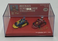1:43 MICHAEL SCHUMACHER COLLECTION KART MODELLE 1995 1996 MINICHAMPS GO KART SET picture