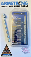 Armstrong USA MADE #15-249A  10pc SAE 1/4” Drive Socket Set W Rail + BONUS picture