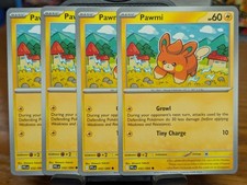 Pokemon TCG Phantasmal Flames Pawmi 032/094 x4 Playset picture