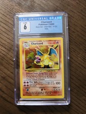 1999 Pokémon Base Set Charizard Holo 4/102 CGC 6 English Trading Card Unlimited picture