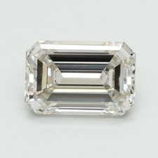0.71Ct Emerald Cut IGI Certified Loose Lab Grown CVD Diamond G Color VS1 Clarity picture