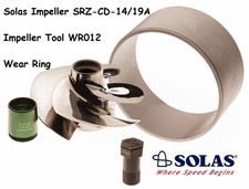 Solas Sea Doo 4-Tec Impeller W/ Wear Ring & Tool SRZ-CD-14/19A GTR RXP 215 picture