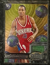 1997-98 Allen Iverson Metal Universe Philadelphia 76ers beautiful card picture