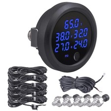 New upgrade Five Display Air Suspension Gauge Air Ride Air Pressure Gauge picture