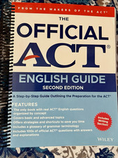 Wiley The Official ACT English Guide 2nd Ed Spiral-bound Study Guide picture