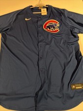 Nike MLB Chicago Cubs Player Issue Away Authentic Team Jersey Sz 4XL Men’s 9B1X picture