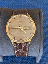 Vintage Mido Ocean Star Datoday Automatic Watch -Rare Grey Violet Sunburst Dial picture
