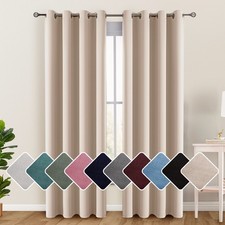 Blackout Curtain Room Darkening Window Curtains Insulated Thermal Grommet Panels picture