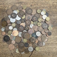 Huge Job Lot Of Old British Coinage 1kg Weight Rare Coin Collection picture