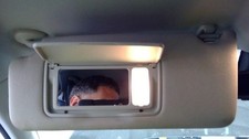 2018-2022 Honda Accord LH Sun Visor Illuminated Mirror Driver Side Gray OEM picture