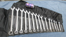 Craftsman vintage USA Super-tuff 17 pc SAE combination wrench set 9466 99466 picture