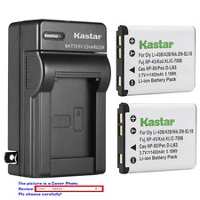 Kastar Battery Wall Charger for Olympus Li-40B Li42B & Olympus FE-340 Camera picture