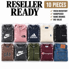 10 Pc High Yield Clothing Reseller Lot Name Brands EUC Inventory Boutique Bundle picture
