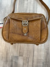 Vintage 1978 American Tourister Brown Carry On Flight Shoulder Bag w Key picture