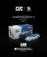 Pop Race 1:64 2026 IDE Exclusive LB Super Silhouette Silvia S15 Auto Finesse picture