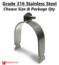 ** GRADE 316 ** Stainless Steel Strut Rigid Pipe Clamp for Unistrut Channel picture