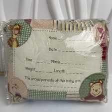 Vintage Winnie The Pooh Finishing Set Keepsake Pillow Dust Ruffle Silly Old Bear picture