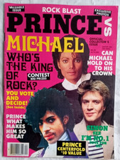 Prince vs Michael Rock blast Mag 1984 Duran Duran RARE/W Centerfold NEAR MINT Q6 picture
