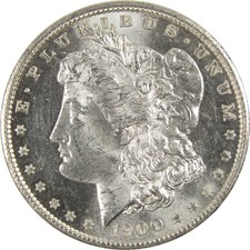 1900 O Morgan Silver Dollar CH AU Choice About Uncirculated $1 Coin picture