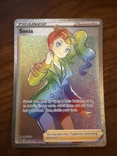 Pokemon Sonia (Secret) 203/192 Swsh02: Rebel Clash Holo Rainbow picture