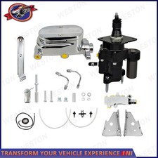 For 1964-72 A Body BLACK Hydro Boost Power Brake Booster Milled Master Disc/Disc picture