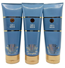 NEW Bath & Body Works Lot of 3 Tubes Luxuries Aqua Hour Hydrating Cream 8 oz picture