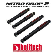 84-95 Toyota Pickup Nitro Drop 2 Front/Rear Shocks for 2/3 Drop Belltech picture