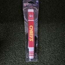 NEW Team Golf NFL Kansas City Chiefs Red/White Jumbo Putter Grip w/Ball Marker picture
