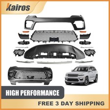 For 2022 2023 2024 Jeep Grand Cherokee Front Bumper Cover Kit with Fog Lamp picture