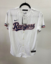 Nike Corey Seager #5 Texas Rangers Youth L 14/16 White MLB Replica Jersey NWT picture