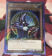 Yu-Gi-Oh Dark Magician 9th Art 1st Edition (Platinum Secret) NM picture