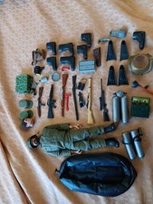 This is an impressive collection of vintage 1960s–1970s Hasbro G.I. Joe 12-inch picture
