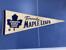 Vintage Toronto Maple Leafs Pennant 12x30 Inch picture