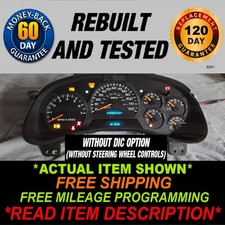2002-2004 Chevy Trailblazer Gauge Cluster picture